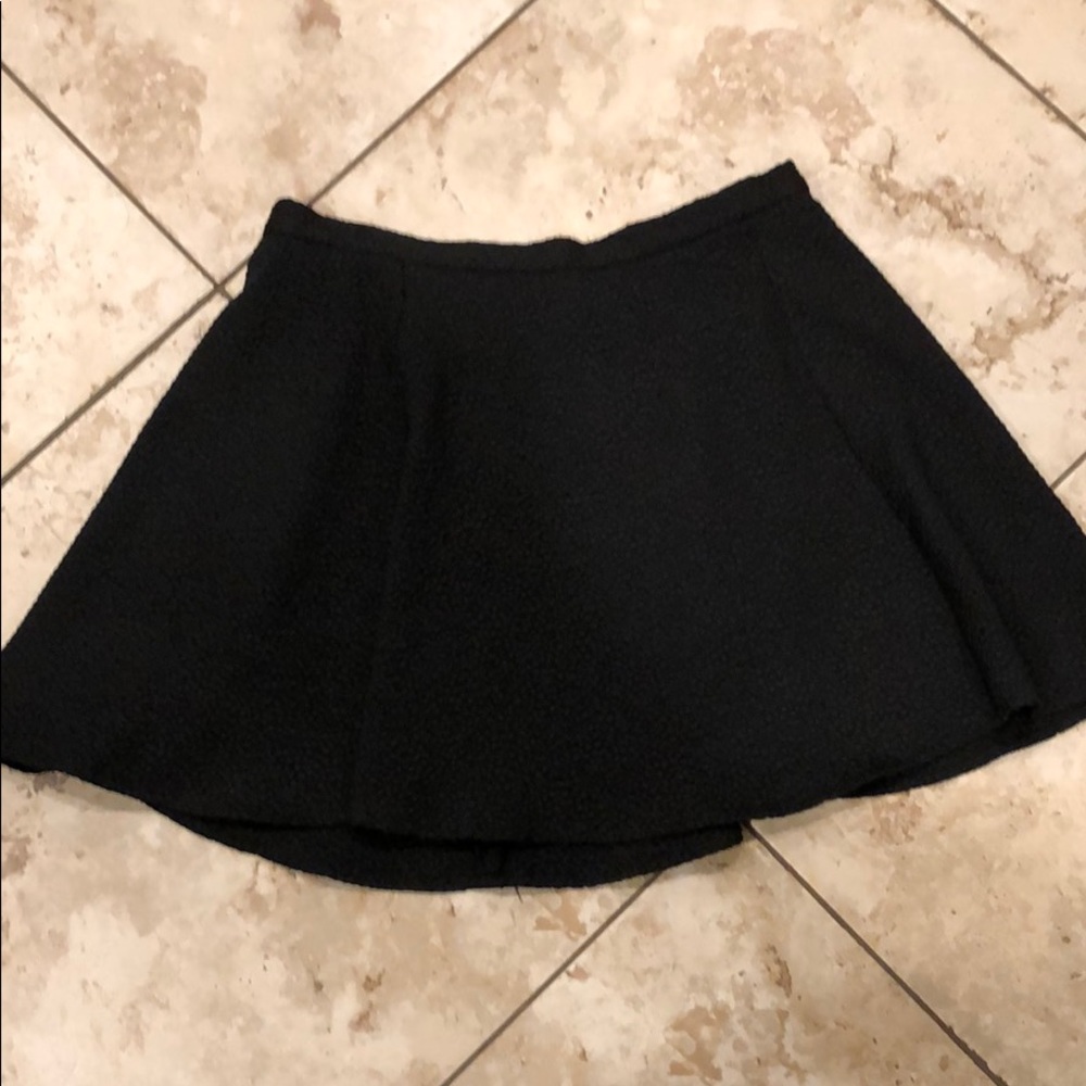 Metaphor brand textured flare skirt